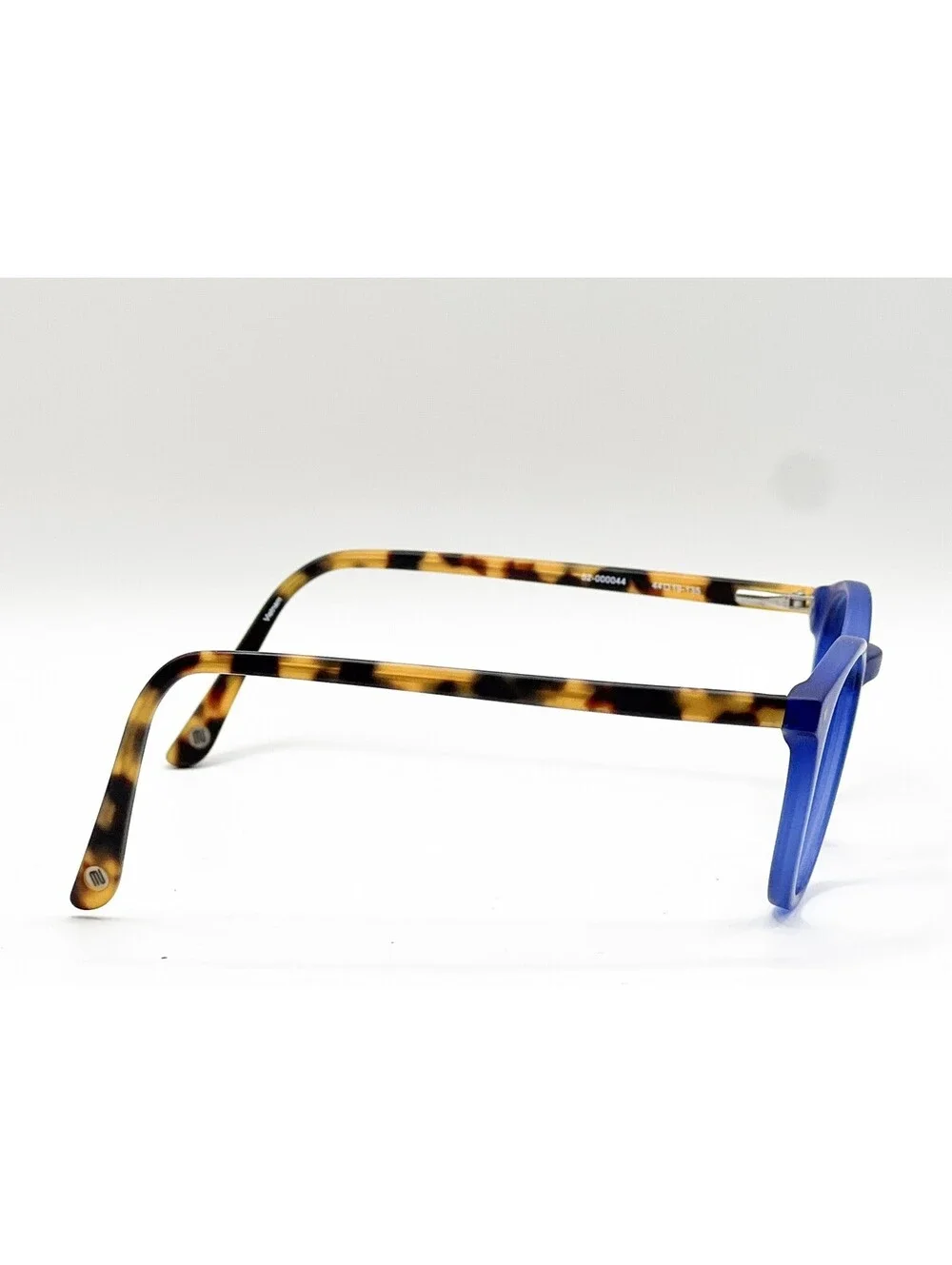 Muse 52-000044 Blue Tortoise Rectangle Authentic Eyeglass Frames 44-19-135
